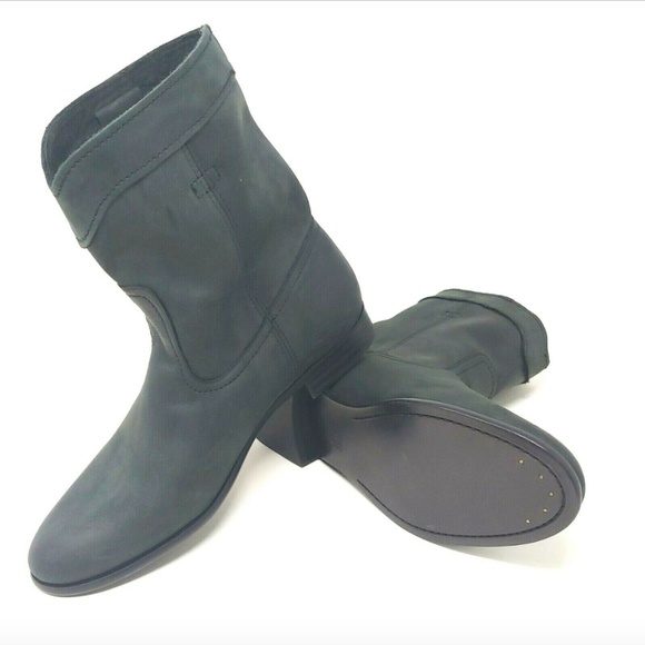 Frye Cara Roper Short Suede Nubuck Leather Boots - Picture 1 of 7